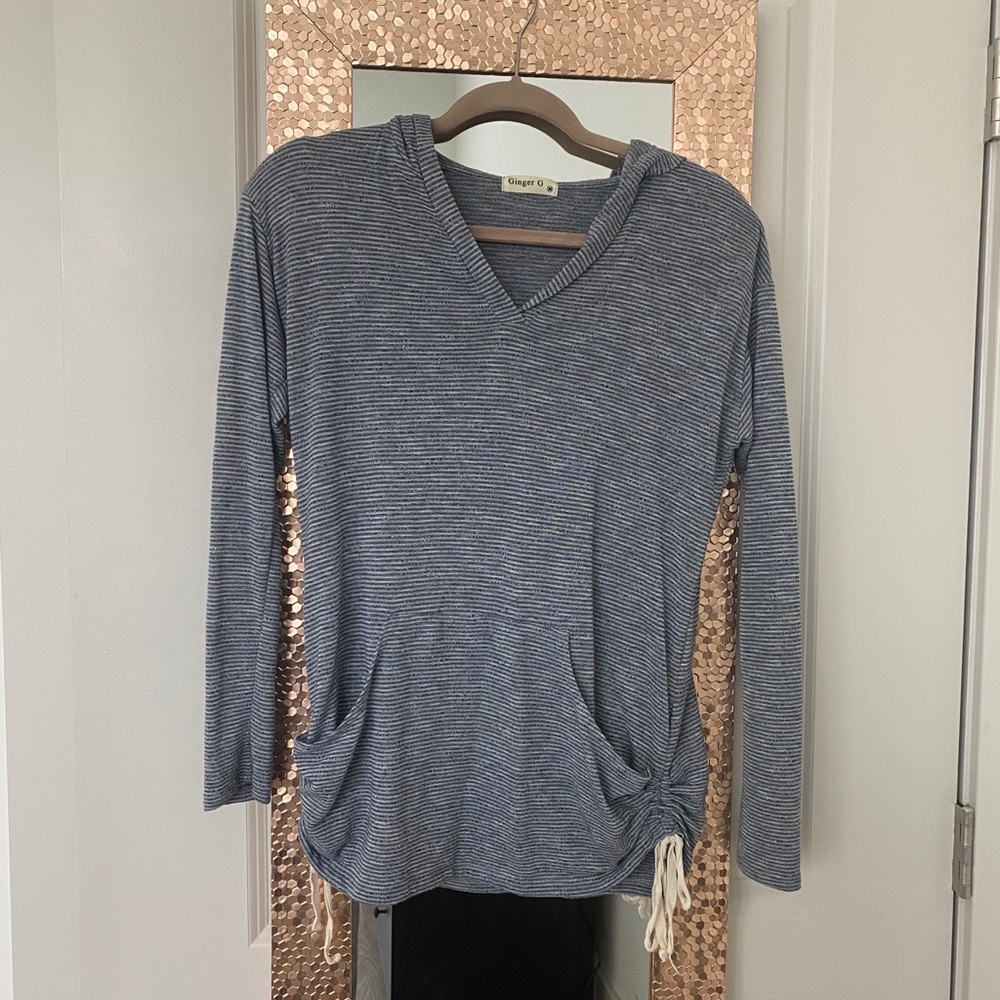 Vneck Hoodie